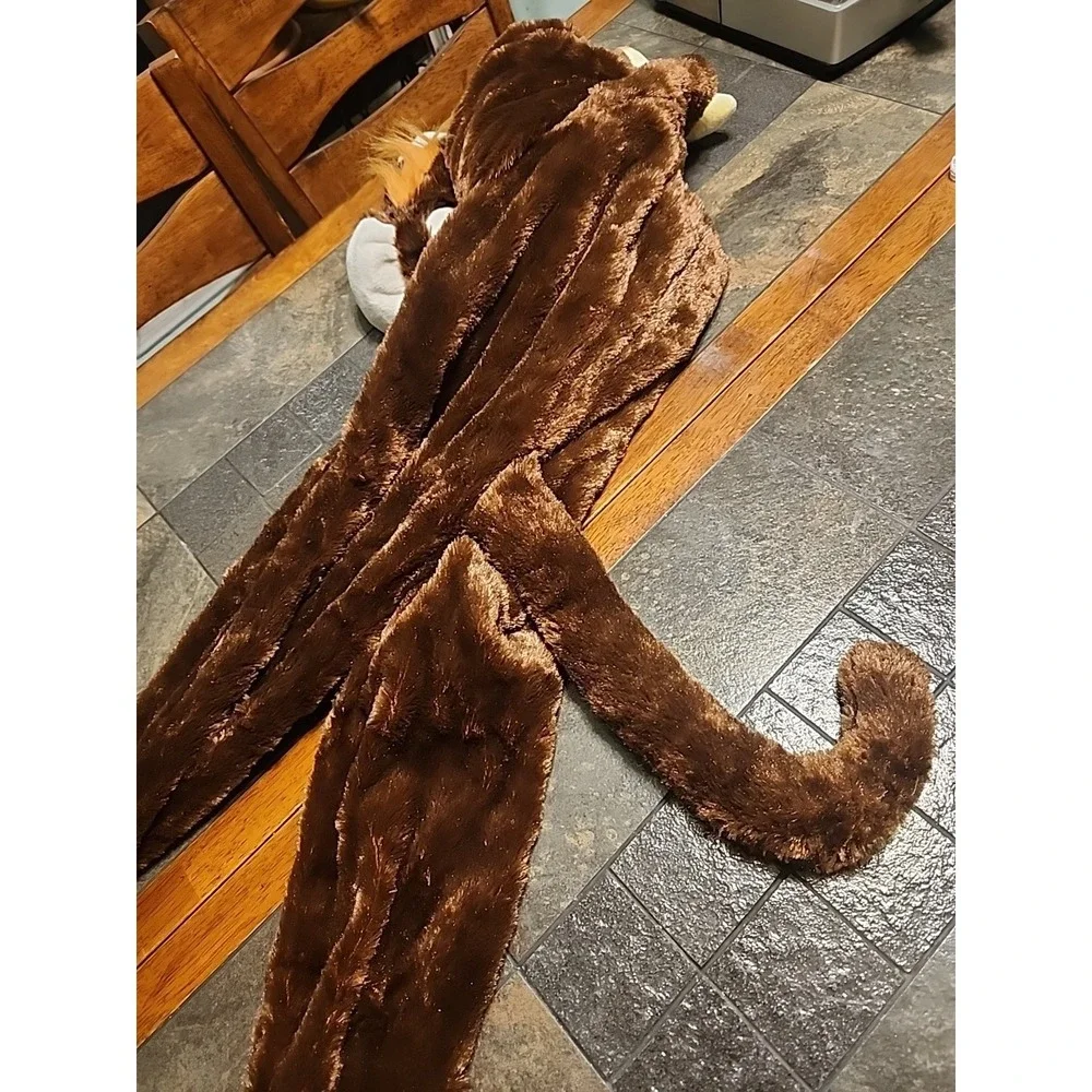 Hyde & Eek plush Monkey Kids 4t-5t costume‎ Cozy Soft  One Piece Hooded Target